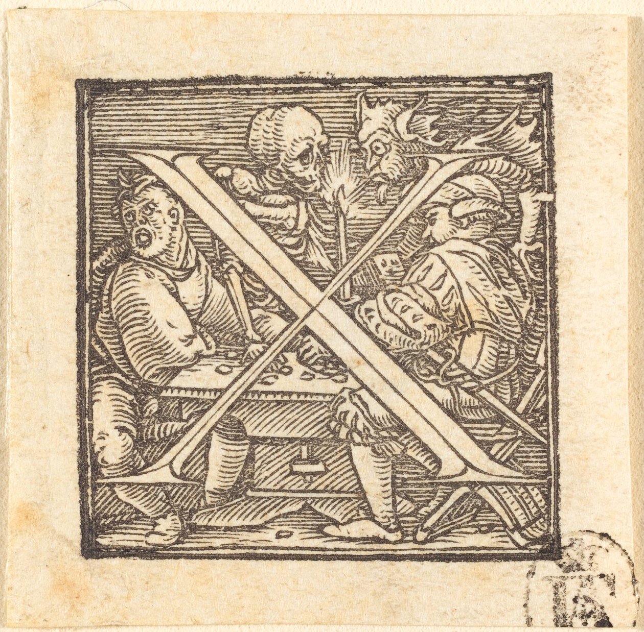 X betű alkotó: Hans Holbein der Jüngere