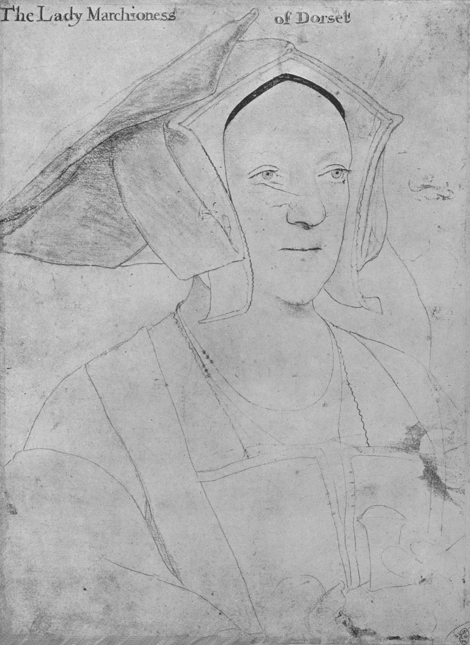Margaret, Dorset márciusiasa, 1532-1535, 1945 alkotó: Hans Holbein der Jüngere