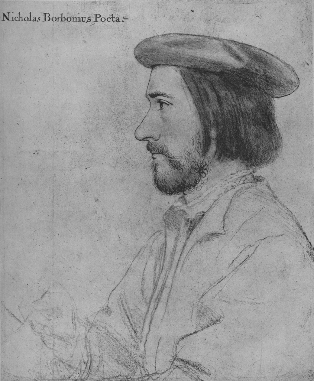Idősebb Nicholas Bourbon, 1535, 1945 alkotó: Hans Holbein der Jüngere