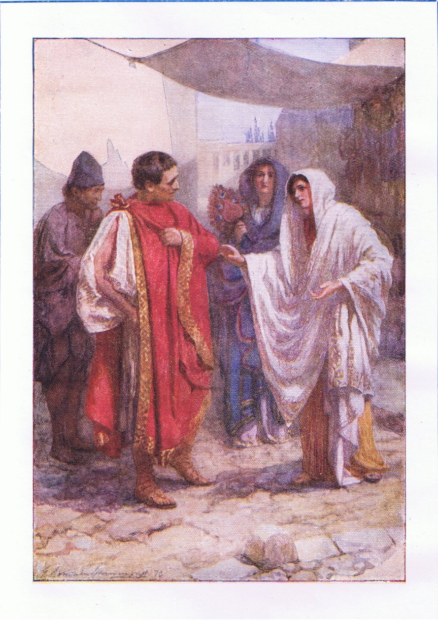 Könyörögsz hozzám, kedves hölgy? Tudom, hogy nem. (The Comedy of Errors), a Shakespeare teljes műveiből, a George Harrap & Co Ltd kiadásában, 1920-as évek alkotó: Hans Holbein der Jüngere