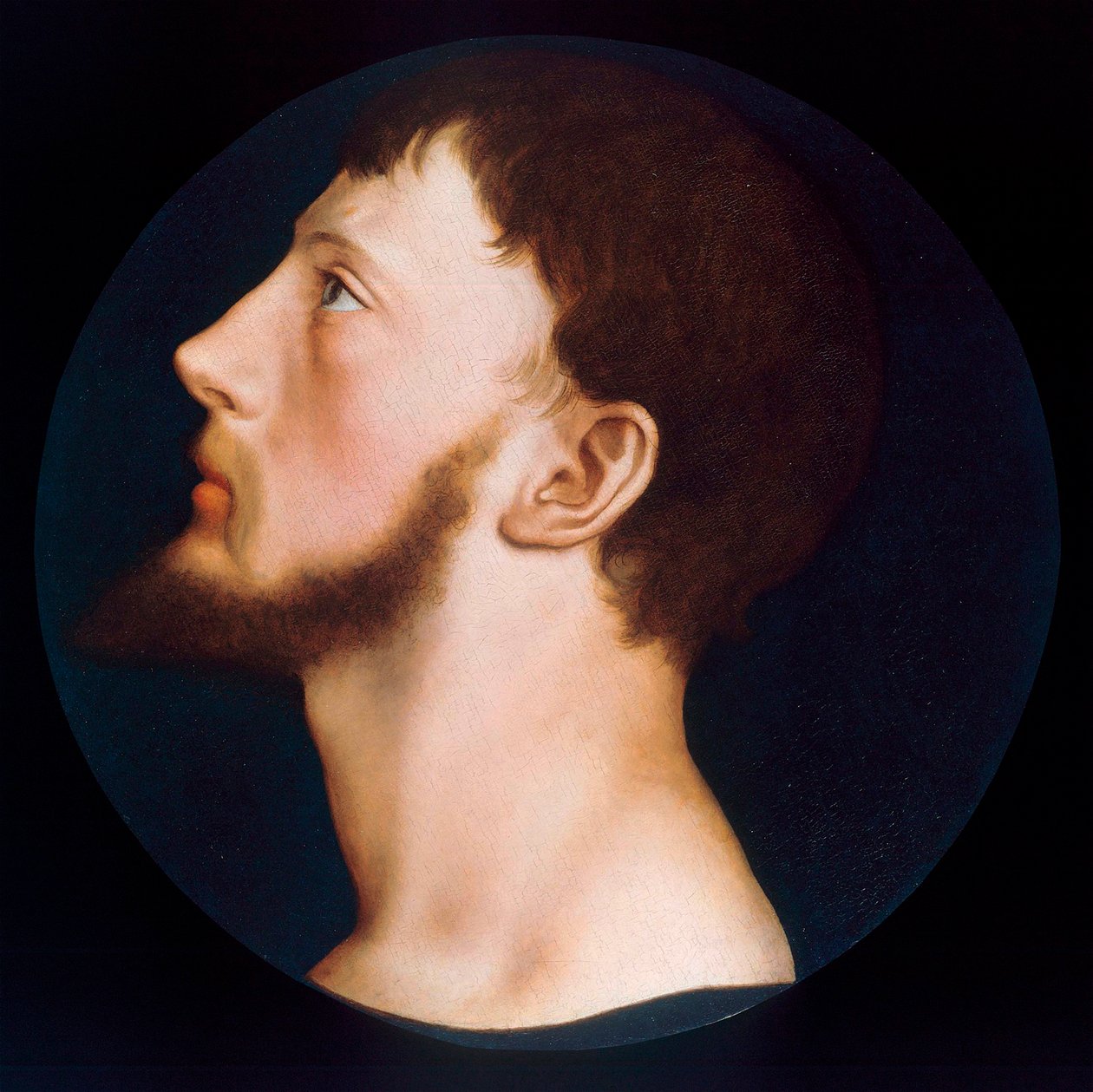 ""Az ifjabb Thomas Wyatt (1521-1554), az úgynevezett Wyatt-lázadás vezetőjének portréja Hans Holbein ifjabb (1497-1543) festménye 1541 körül Magángyűjtemény alkotó: Hans Holbein der Jüngere
