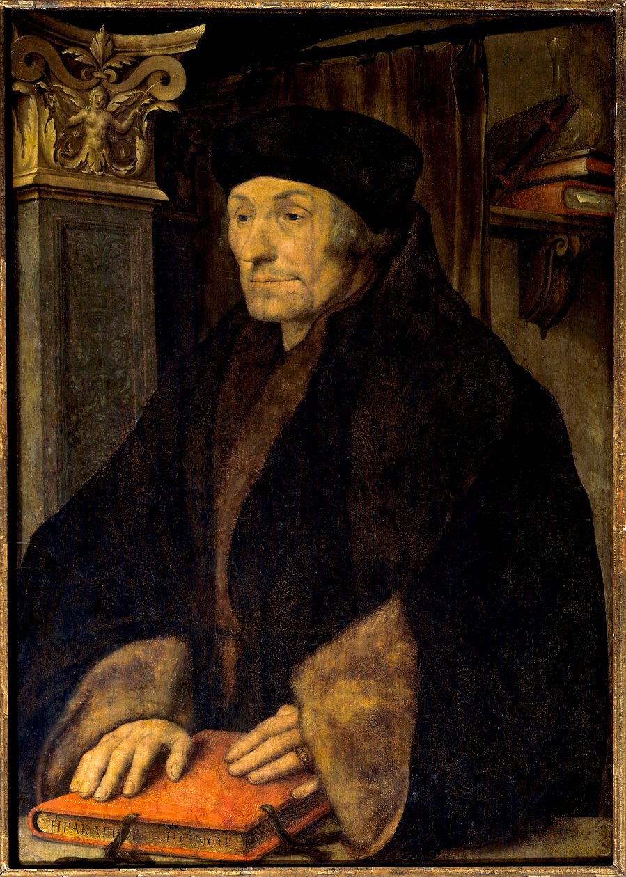 Rotterdami Erasmus portréja alkotó: Hans Holbein der Jüngere