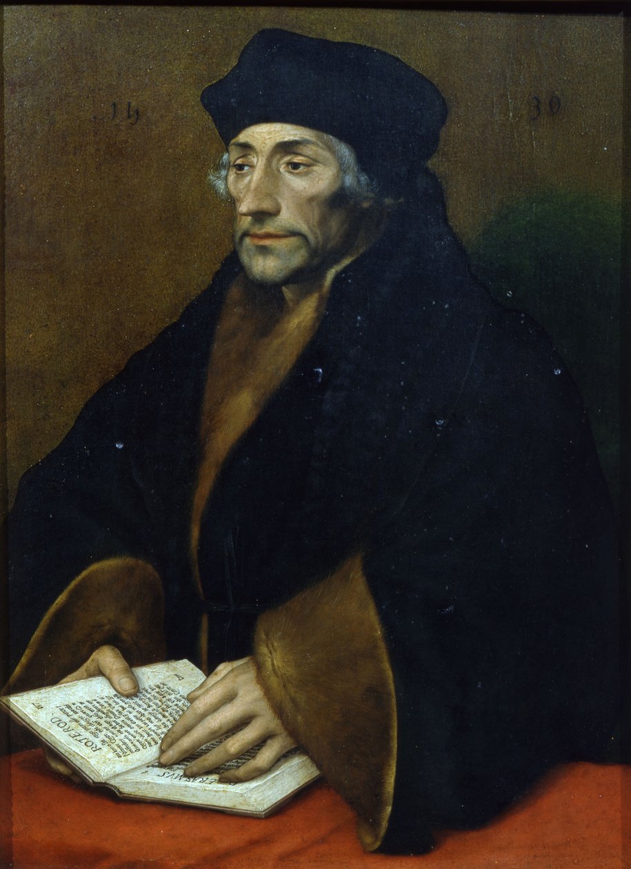 Rotterdami Erasmus portréja 1467-1536, 1530 alkotó: Hans Holbein der Jüngere