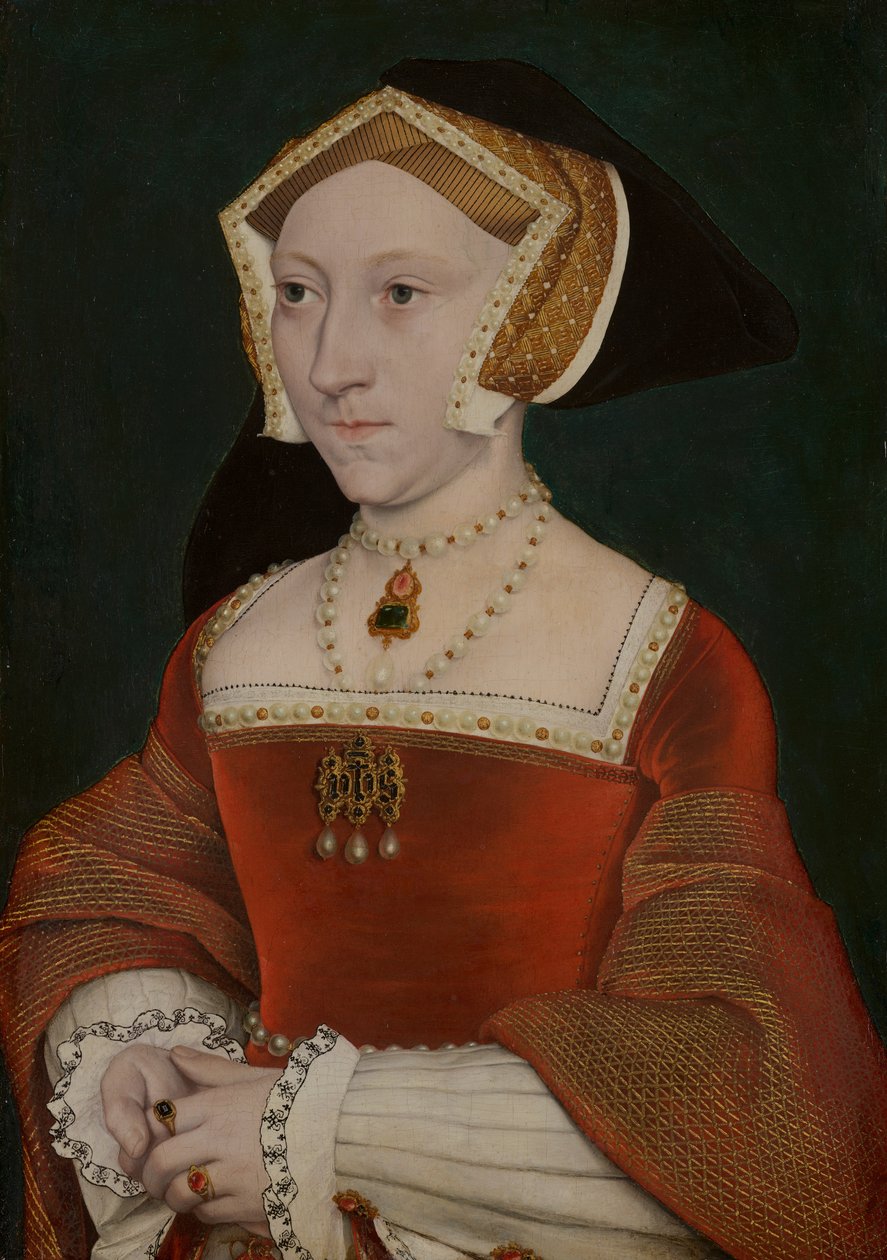 Jane Seymour portréja, 1540 körül (olaj, tábla) alkotó: Hans Holbein der Jüngere