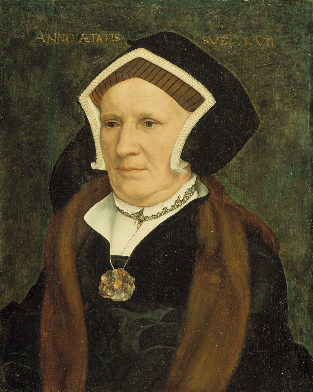 Lady Margaret Butts portréja, 1543 alkotó: Hans Holbein der Jüngere