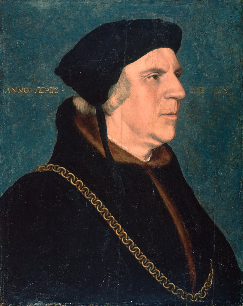 Sir William Butts portréja, 1543 alkotó: Hans Holbein der Jüngere