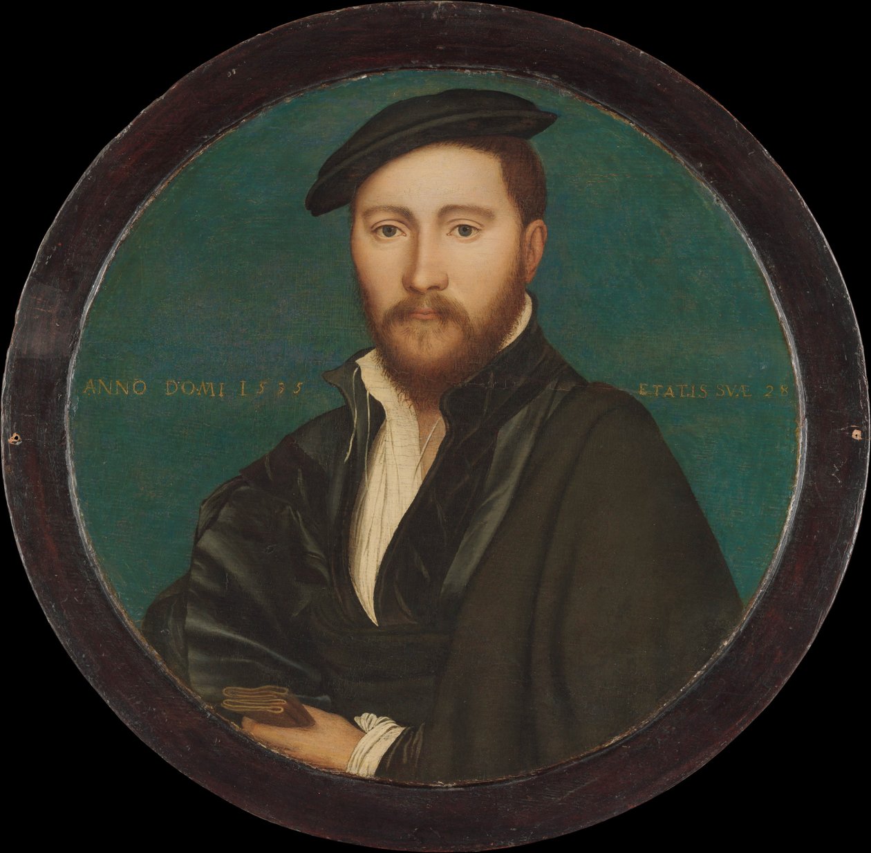 Férfi portré, 1535 (olaj és arany tölgyen) alkotó: Hans Holbein der Jüngere