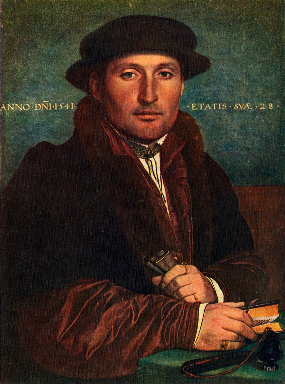 Férfi portré, 1541, 1909 alkotó: Hans Holbein der Jüngere