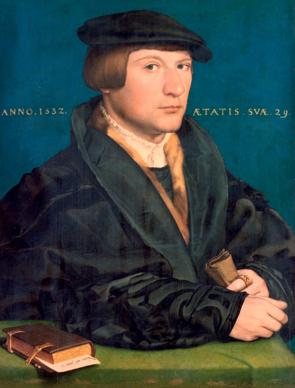 A Wedig-család egyik tagjának portréja, 1532 alkotó: Hans Holbein der Jüngere