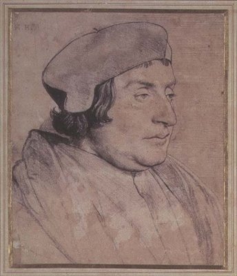 Tudós vagy pap portréja (fekete kréta) alkotó: Hans Holbein der Jüngere