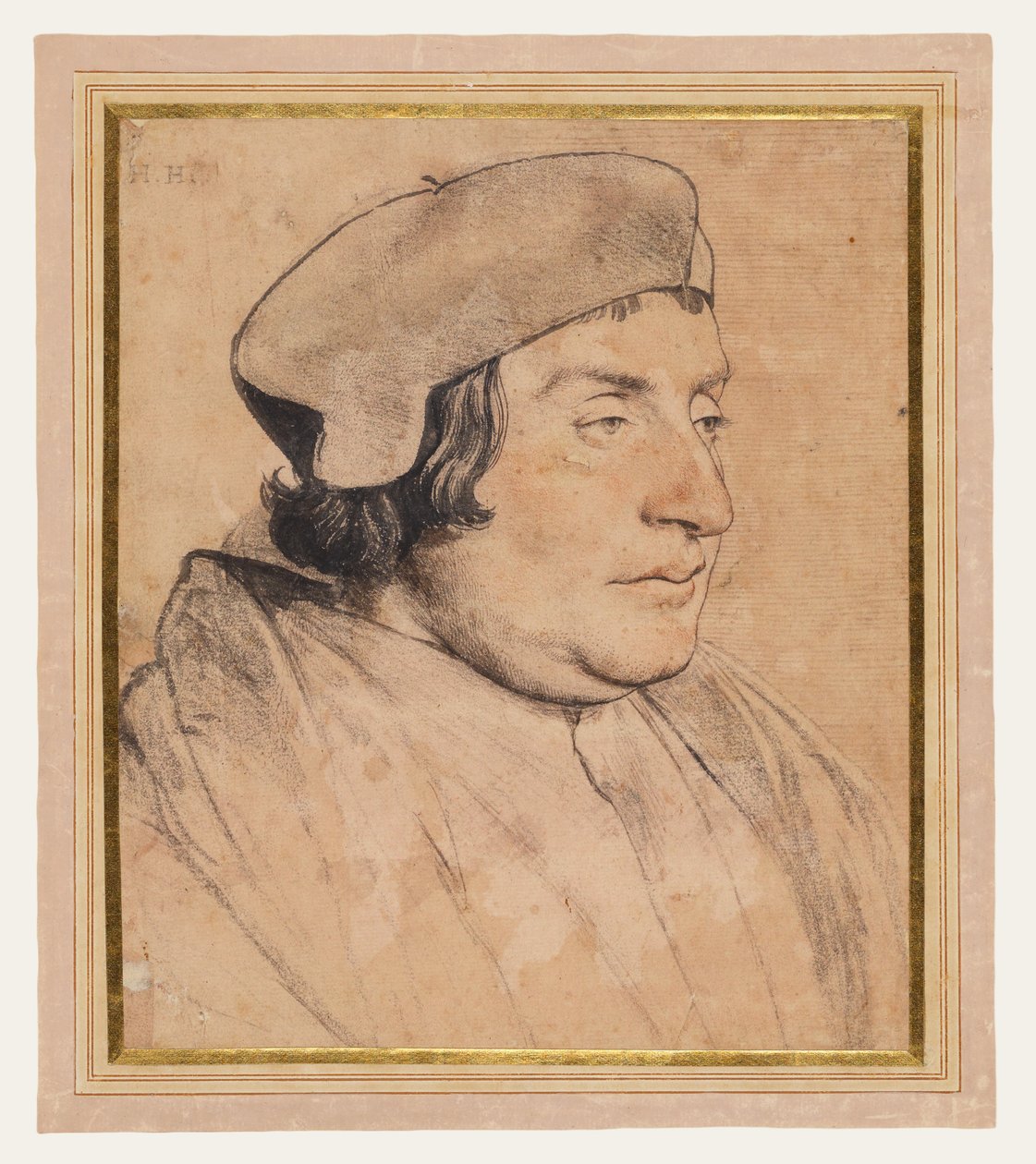 Egy tudós vagy klerikus portréja alkotó: Hans Holbein the Younger