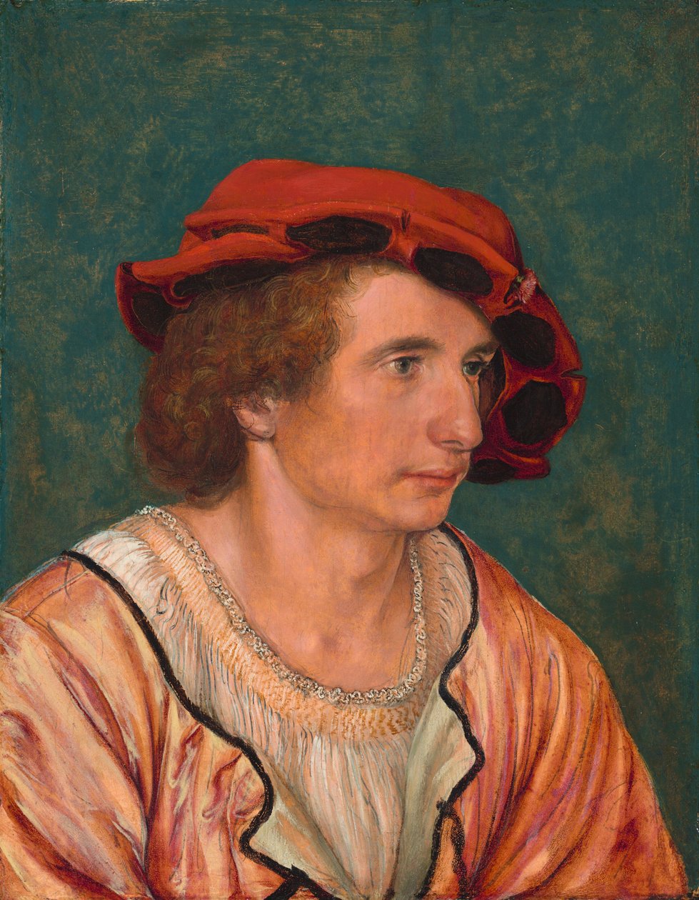 Egy fiatalember portréja, c. 15201530. alkotó: Hans Holbein der Jüngere