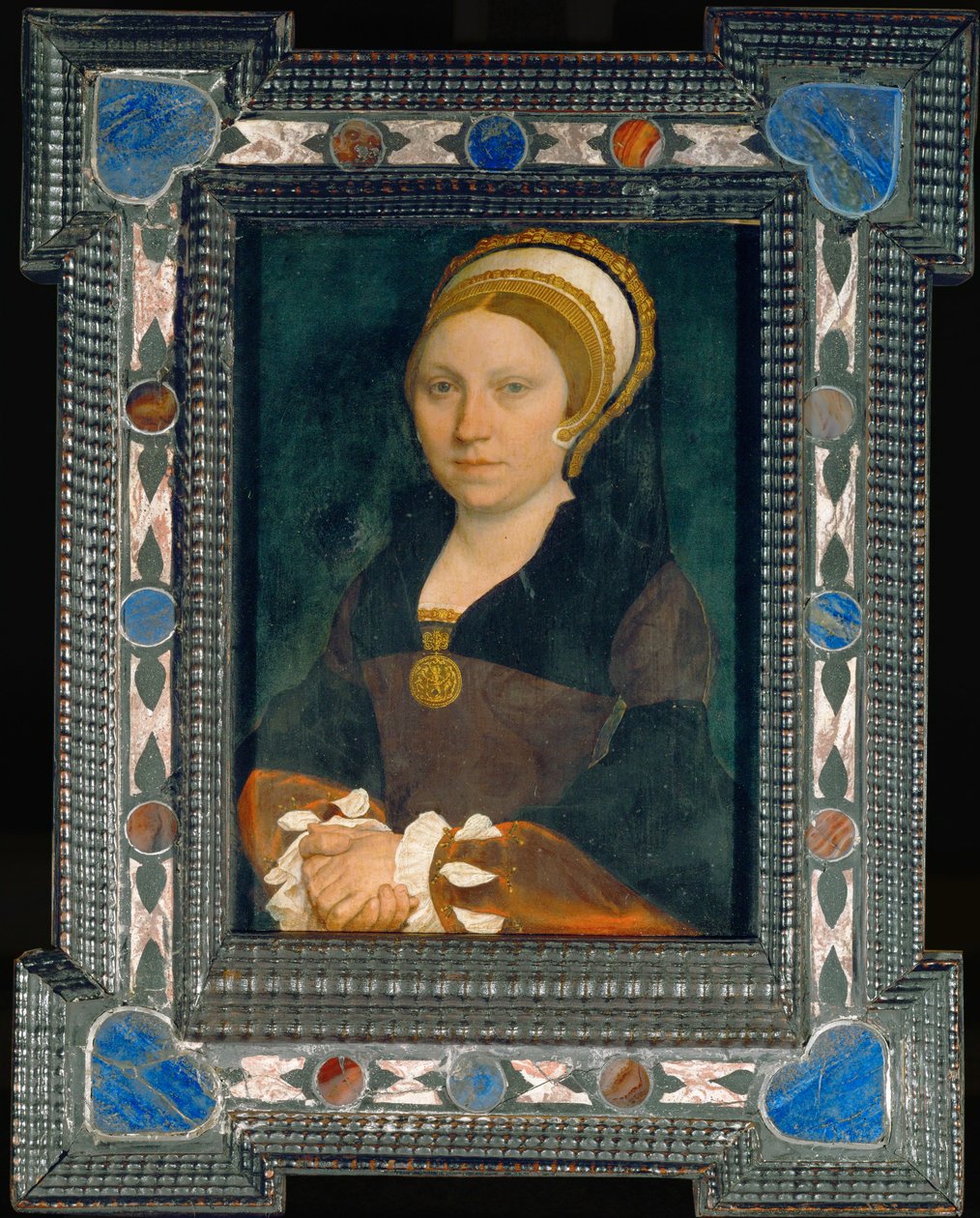 Angol hölgy portréja, 1540 után (festmény tölgyfára) alkotó: Hans Holbein the Younger