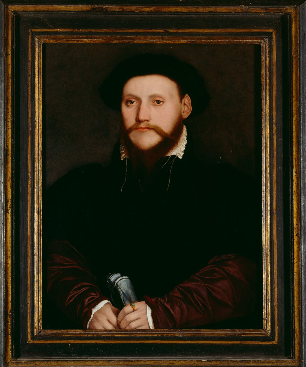 Egy ismeretlen férfi portréja (olaj, vászon) alkotó: Hans Holbein der Jüngere