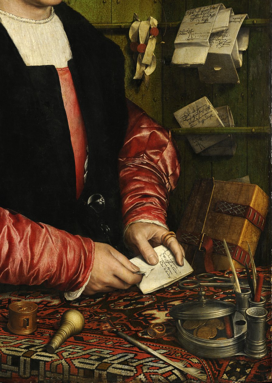 Gisze György kereskedő portréja alkotó: Hans Holbein the Younger