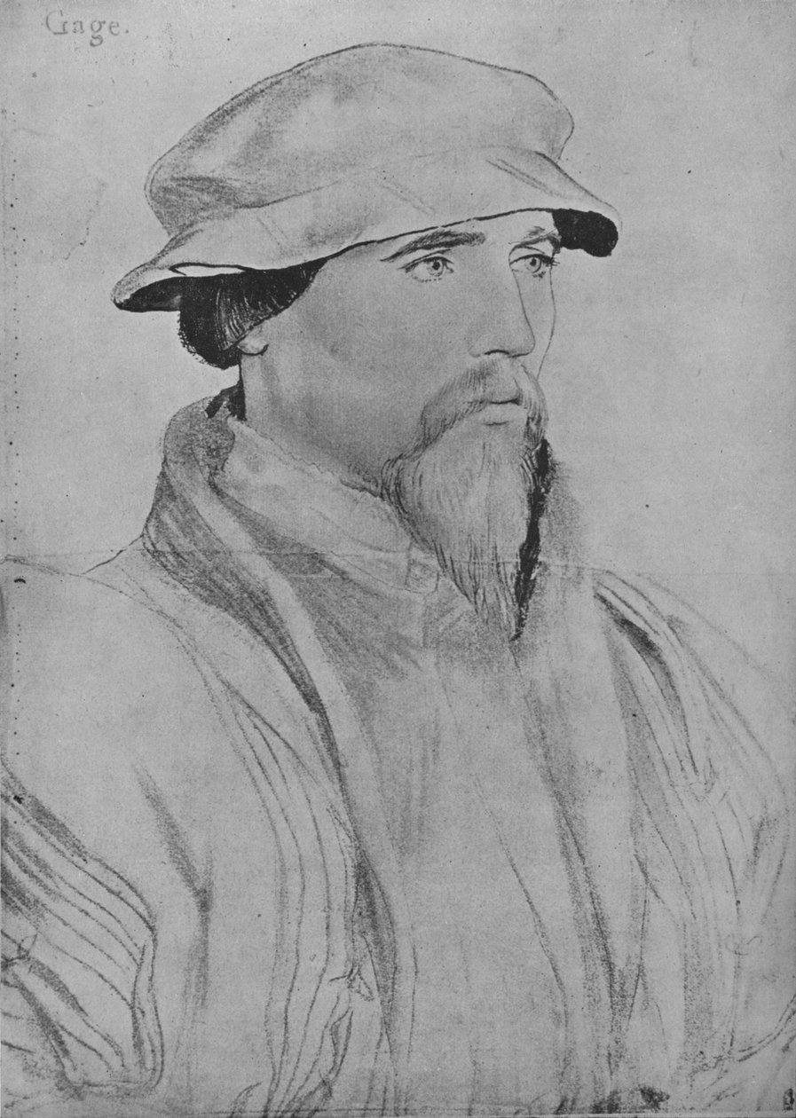 Sir John Gage, 1532-1543, 1945 alkotó: Hans Holbein der Jüngere