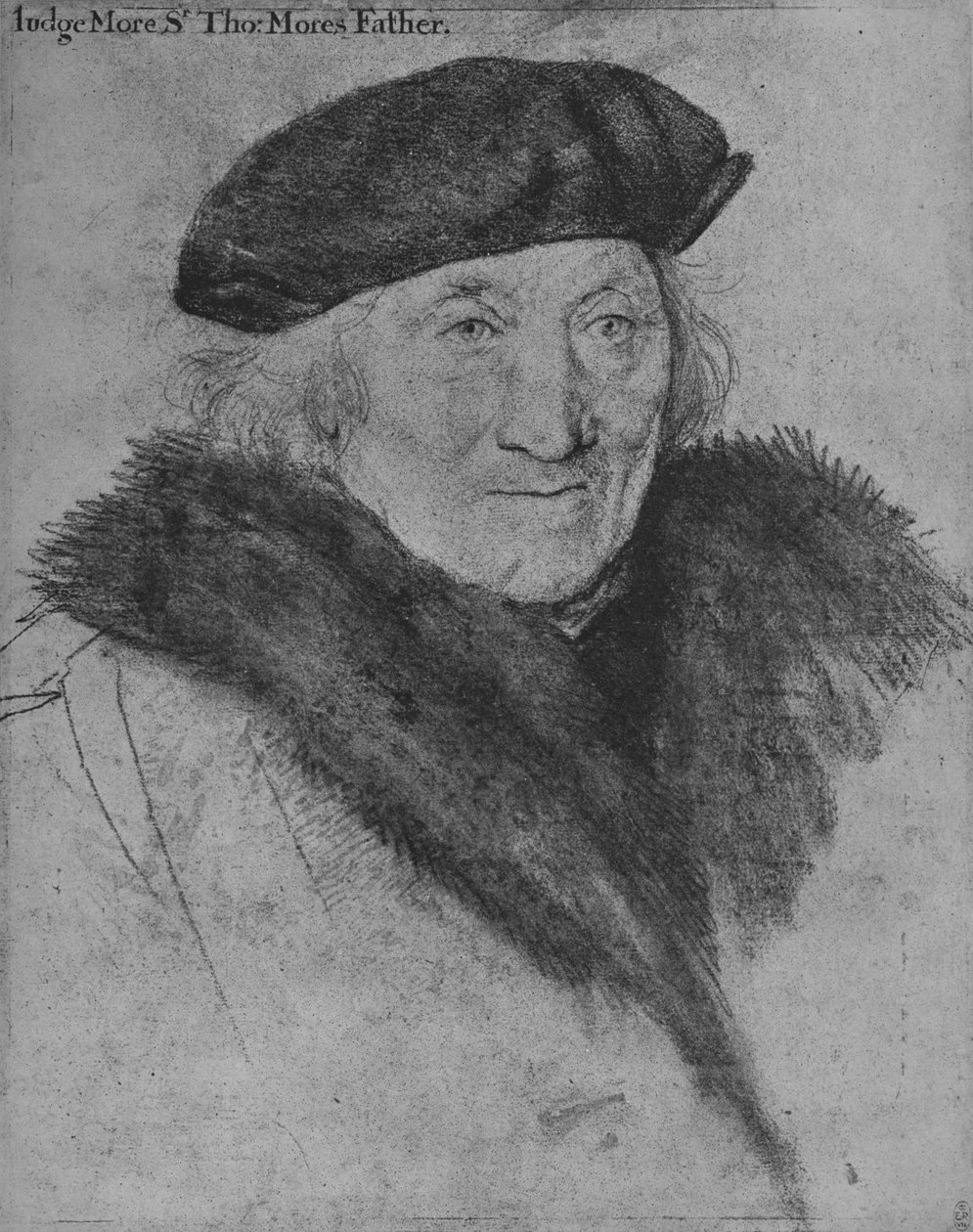Sir John More, 1526-1527, 1945 alkotó: Hans Holbein der Jüngere