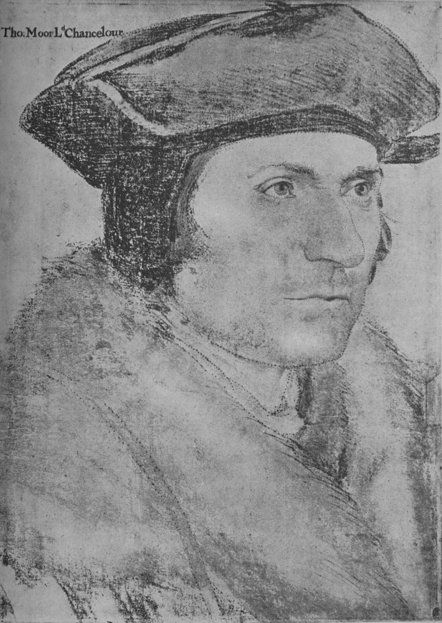 Sir Thomas More, 1526-1527, 1945 alkotó: Hans Holbein der Jüngere