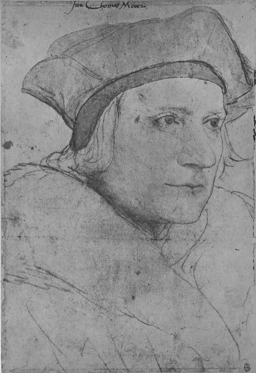 Sir Thomas More, 1526-1527, 1945 alkotó: Hans Holbein der Jüngere
