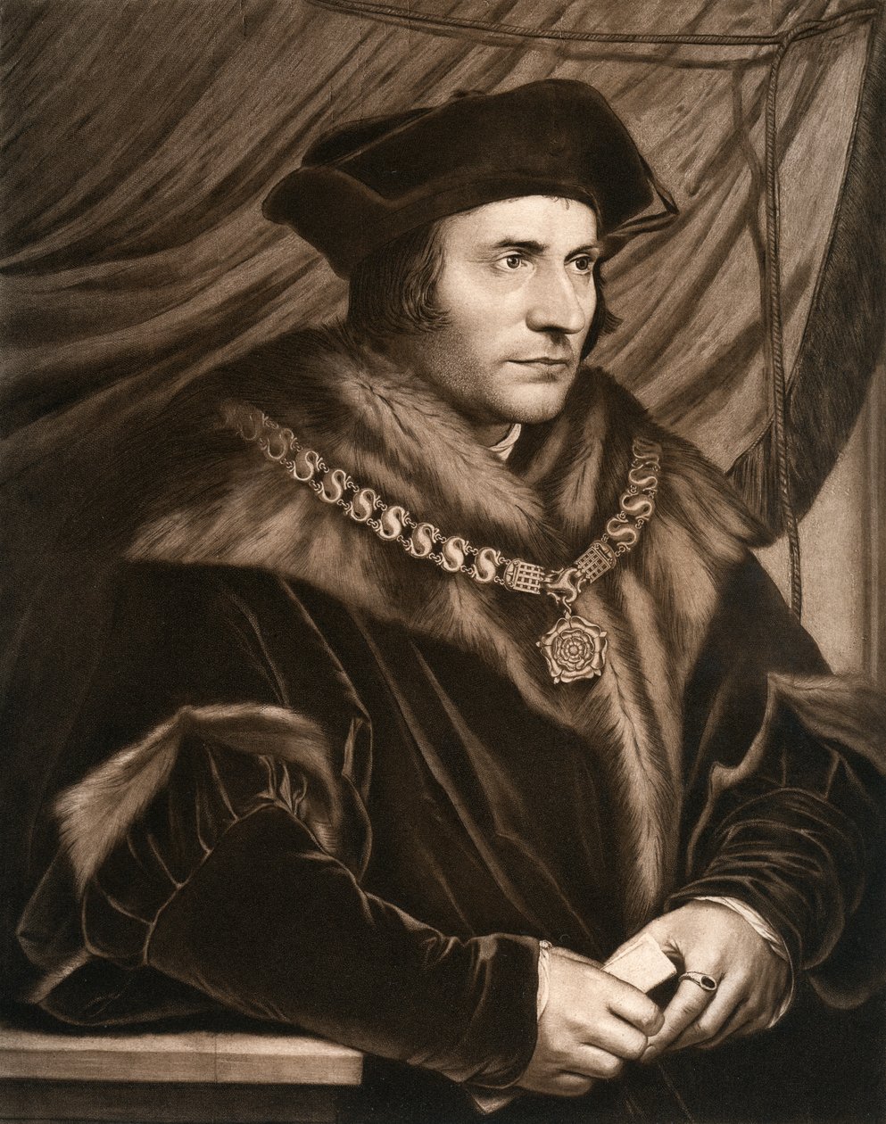 Sir Thomas More, 1527, 1902 alkotó: Hans Holbein der Jüngere