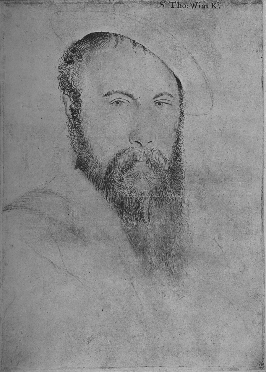 Sir Thomas Wyatt másolat, c1535-1553, 1945 alkotó: Hans Holbein der Jüngere