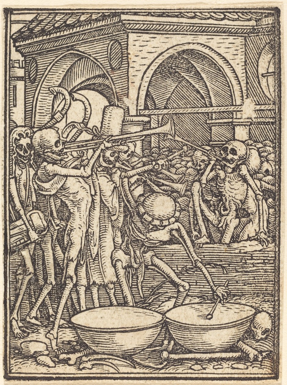 Zenealkotó csontvázak alkotó: Hans Holbein the Younger