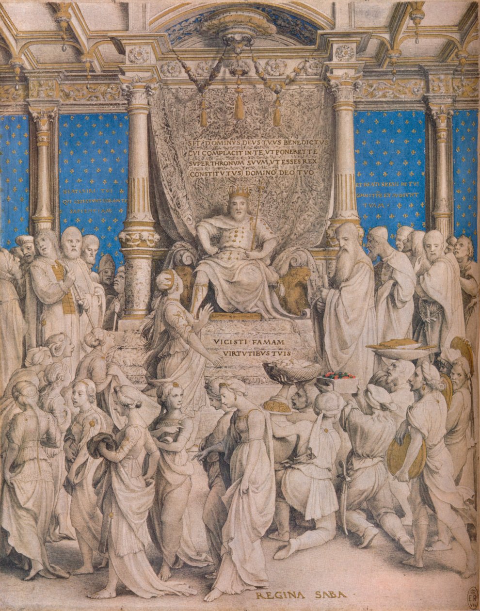 Salamon és Sába királynője, 1534 alkotó: Hans Holbein der Jüngere