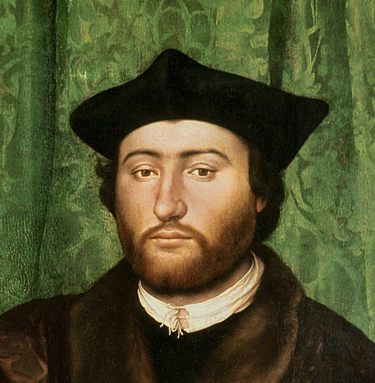 A nagykövetek, 1533 olaj, panel részlete 122676 alkotó: Hans Holbein der Jüngere