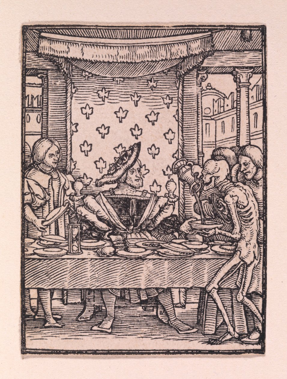 A király, „A haláltánc”-ból alkotó: Hans Holbein the Younger