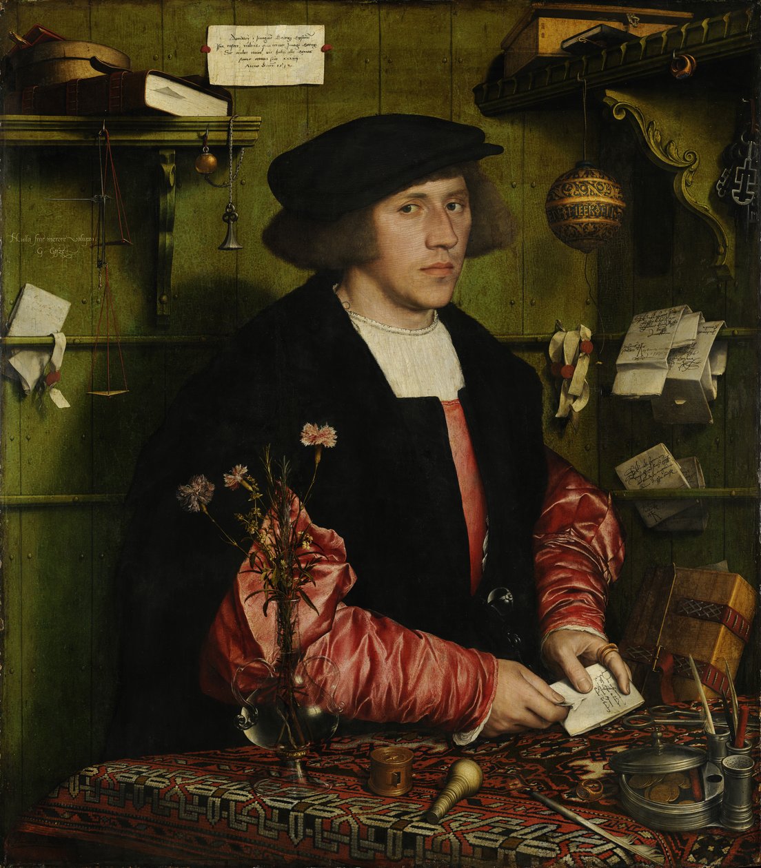 Georg Gisze kereskedő alkotó: Hans Holbein the Younger