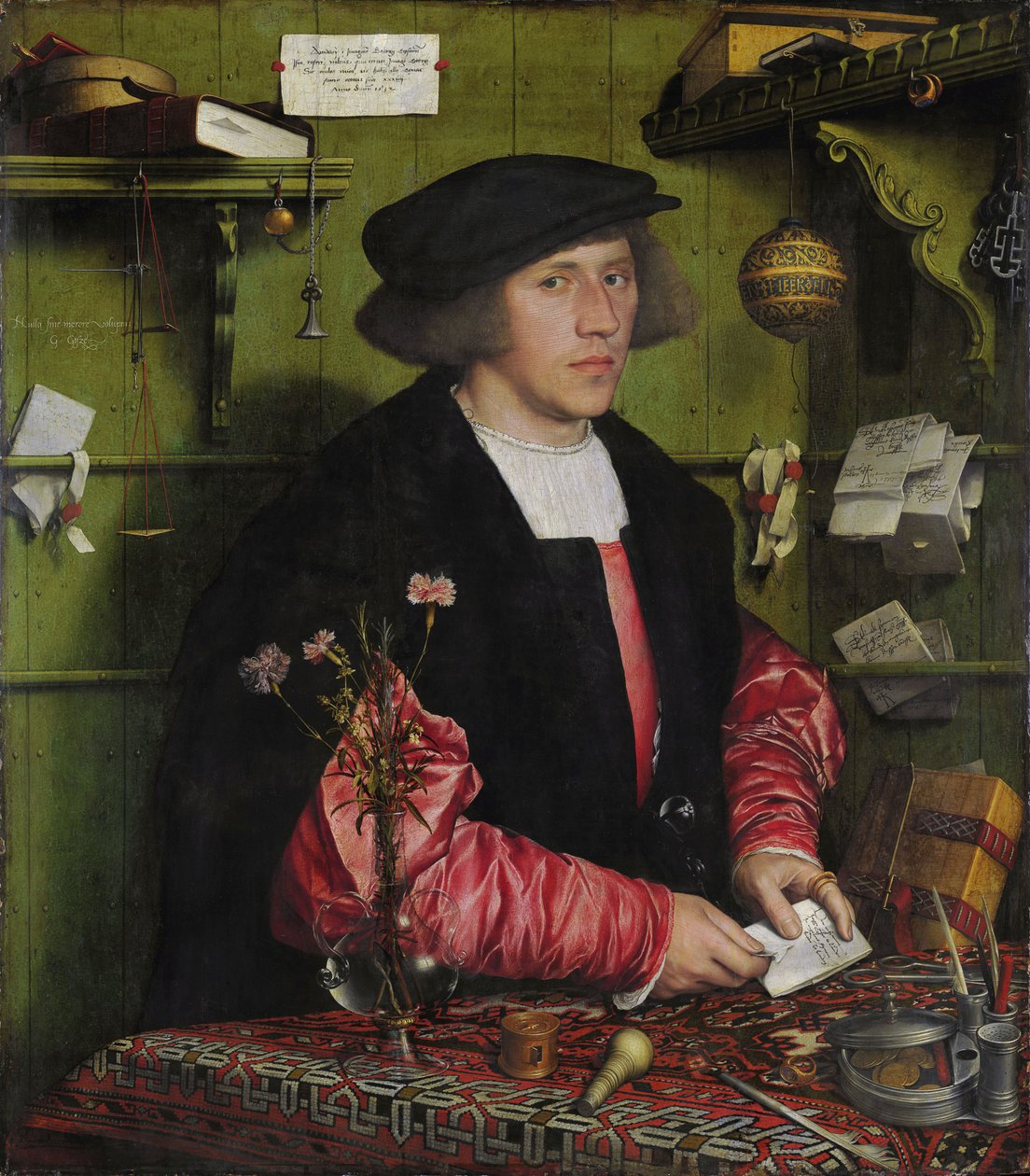 Georg Gisze kereskedő alkotó: Hans Holbein the Younger