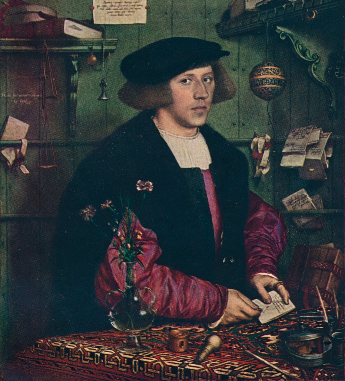 Georg Gisze kereskedő, 1532 alkotó: Hans Holbein der Jüngere