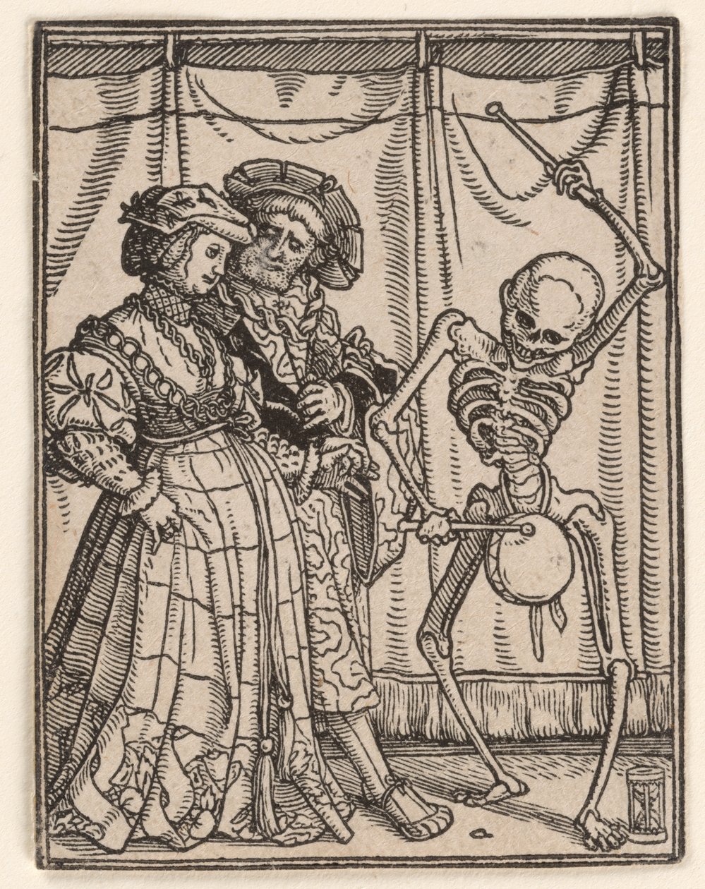 A nemesasszony, a „Haláltánc” című műből alkotó: Hans Holbein the Younger