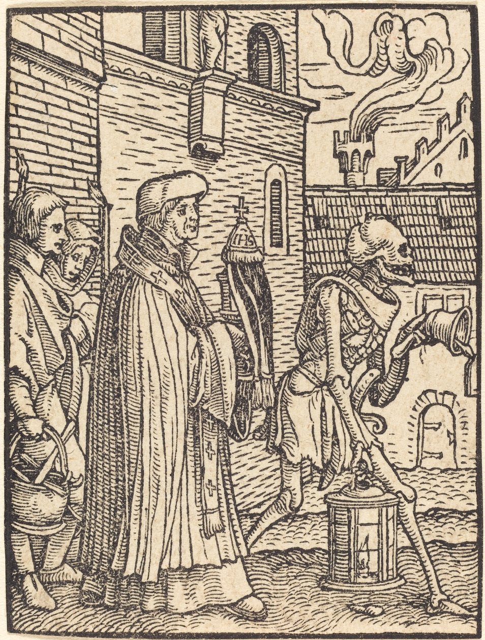 A plébános. alkotó: Hans Holbein der Jüngere