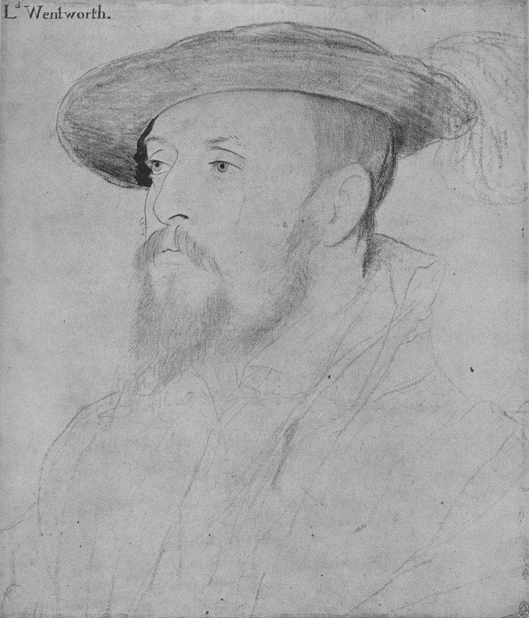 Thomas, Baron Wentworth, c1532-1543, 1945 alkotó: Hans Holbein der Jüngere