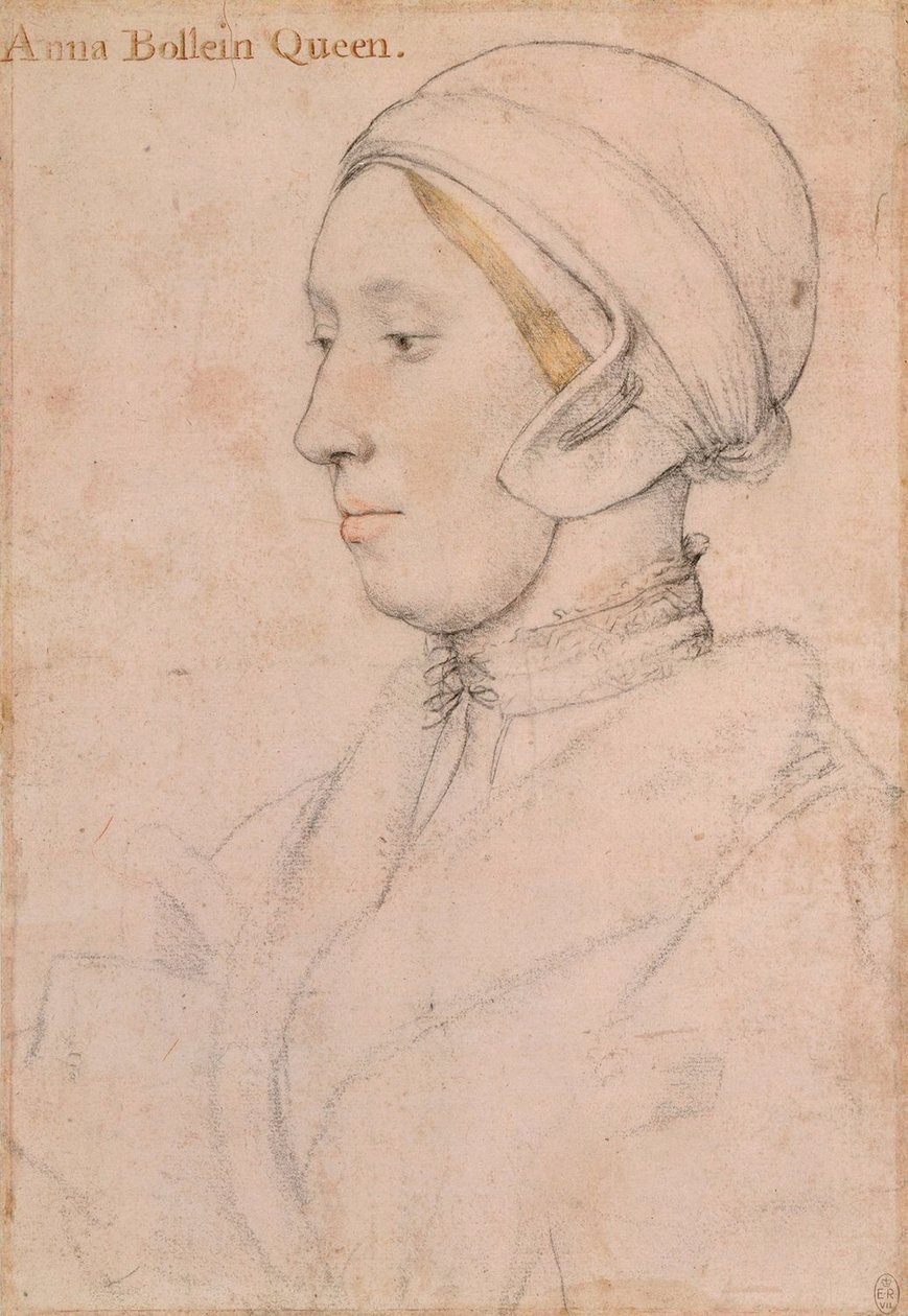 Ismeretlen Lady Anne Boleyn, 1536 alkotó: Hans Holbein der Jüngere