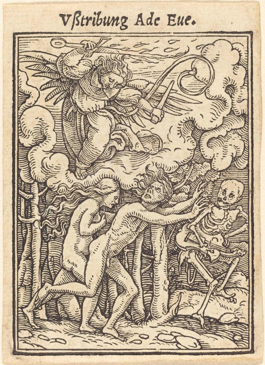 Vßtribung Ade Eue alkotó: Hans Holbein der Jüngere