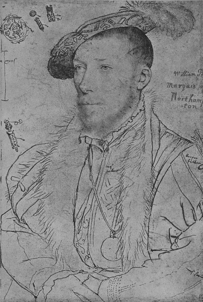 William Parr, Northampton márquess, 1538-1542, 1945 alkotó: Hans Holbein der Jüngere
