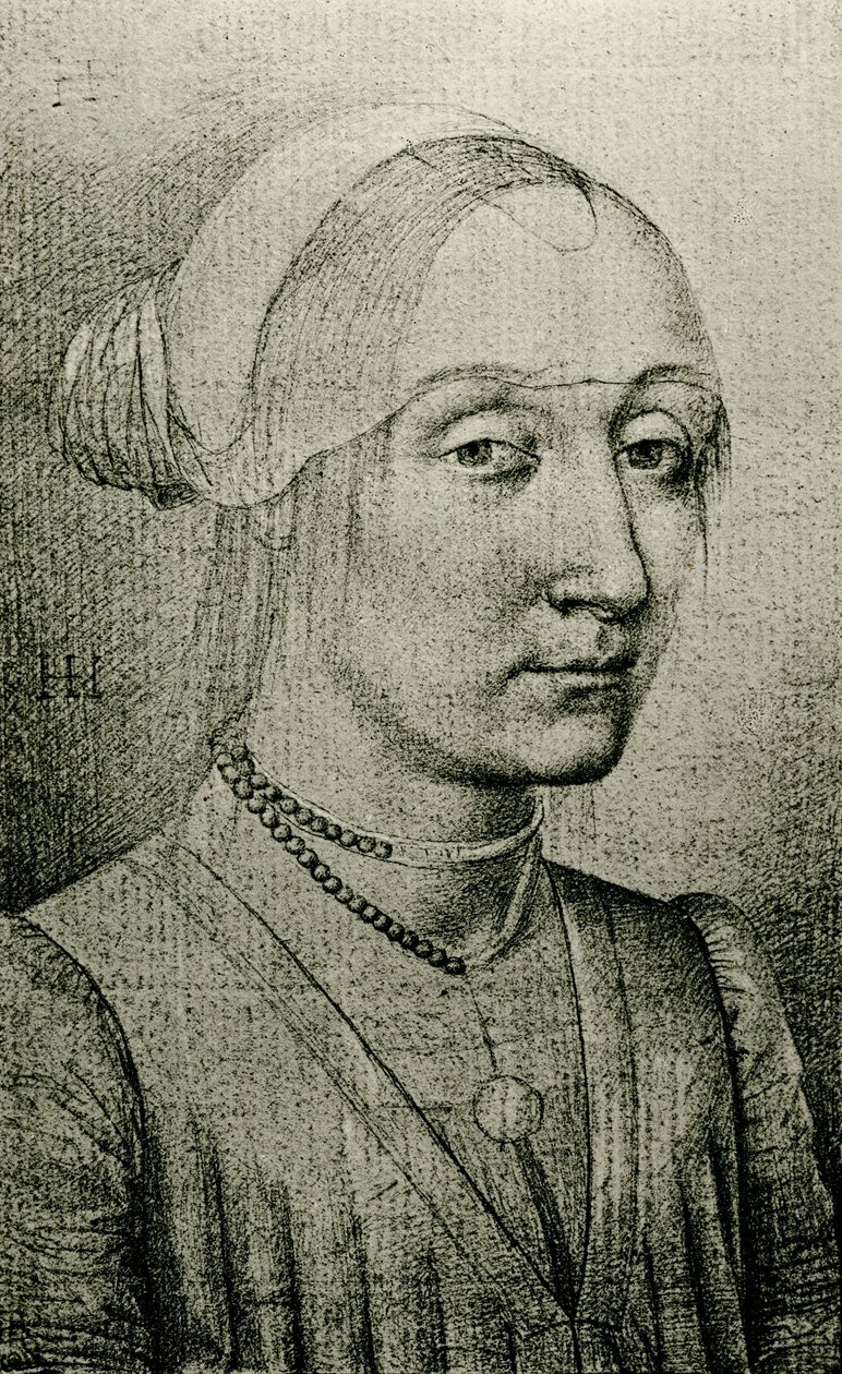Női portré alkotó: Hans Holbein der Jüngere