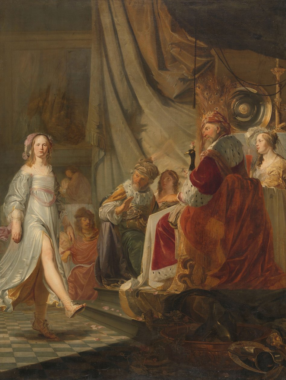 Salome táncol Heródesnek, 1650 körül alkotó: Hans Horions