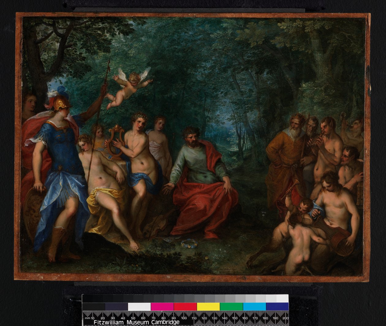 Apollo és Pán versenye, 1599 alkotó: Hans I or Johann Rottenhammer
