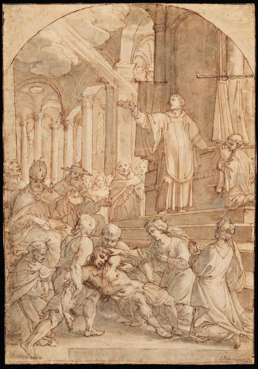 Egy szent csodái alkotó: Hans I or Johann Rottenhammer
