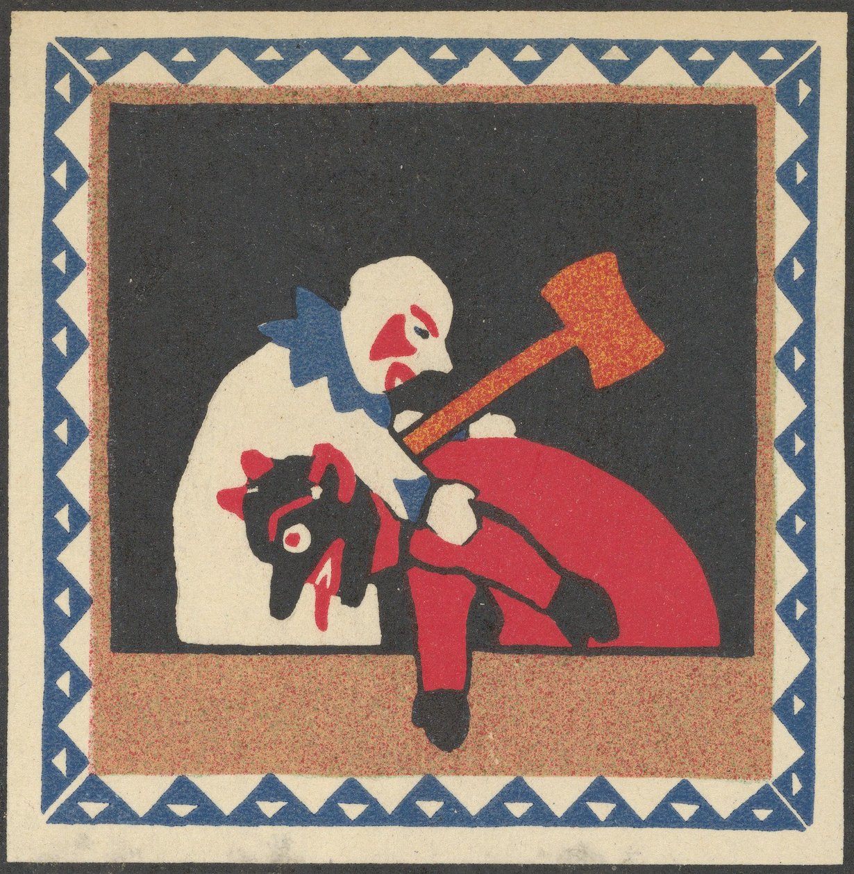 Punch és Judy Színház, 1907. alkotó: Hans Kalmsteiner