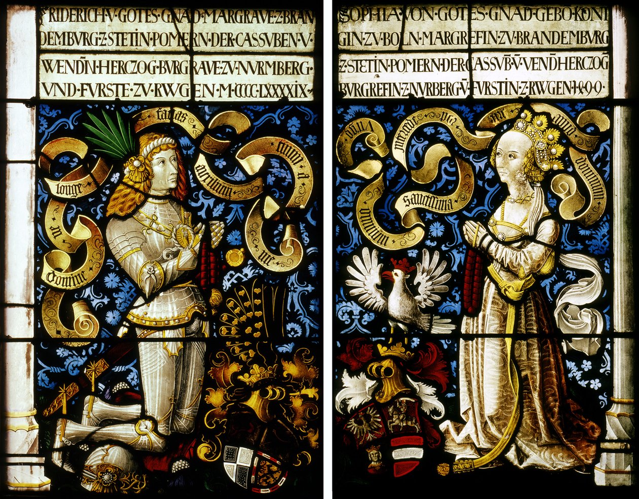 Frigyes Brandenburg-Ansbachi őrgróf 1460–1536 és felesége Sophia Jagiellon 1464–1512, 149 alkotó: Hans Kamberger