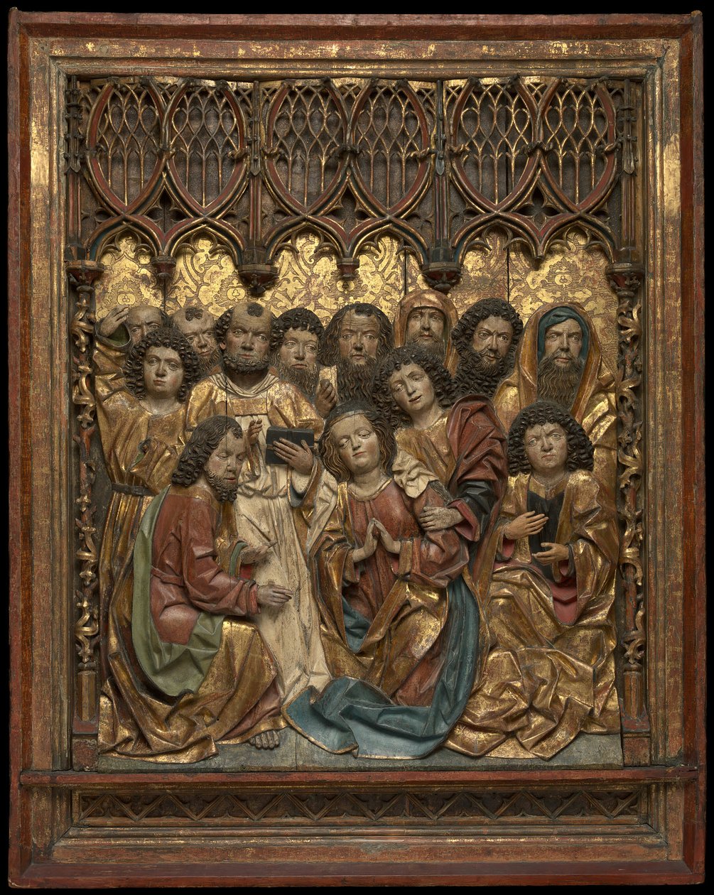 A Szűz halála, 148690. alkotó: Hans Klocker