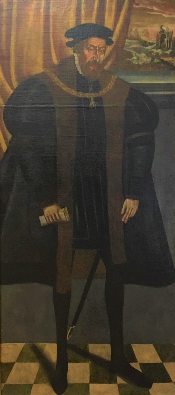I. Habsburg Ferdinánd császár (keret nélkül) alkotó: Hans Krell
