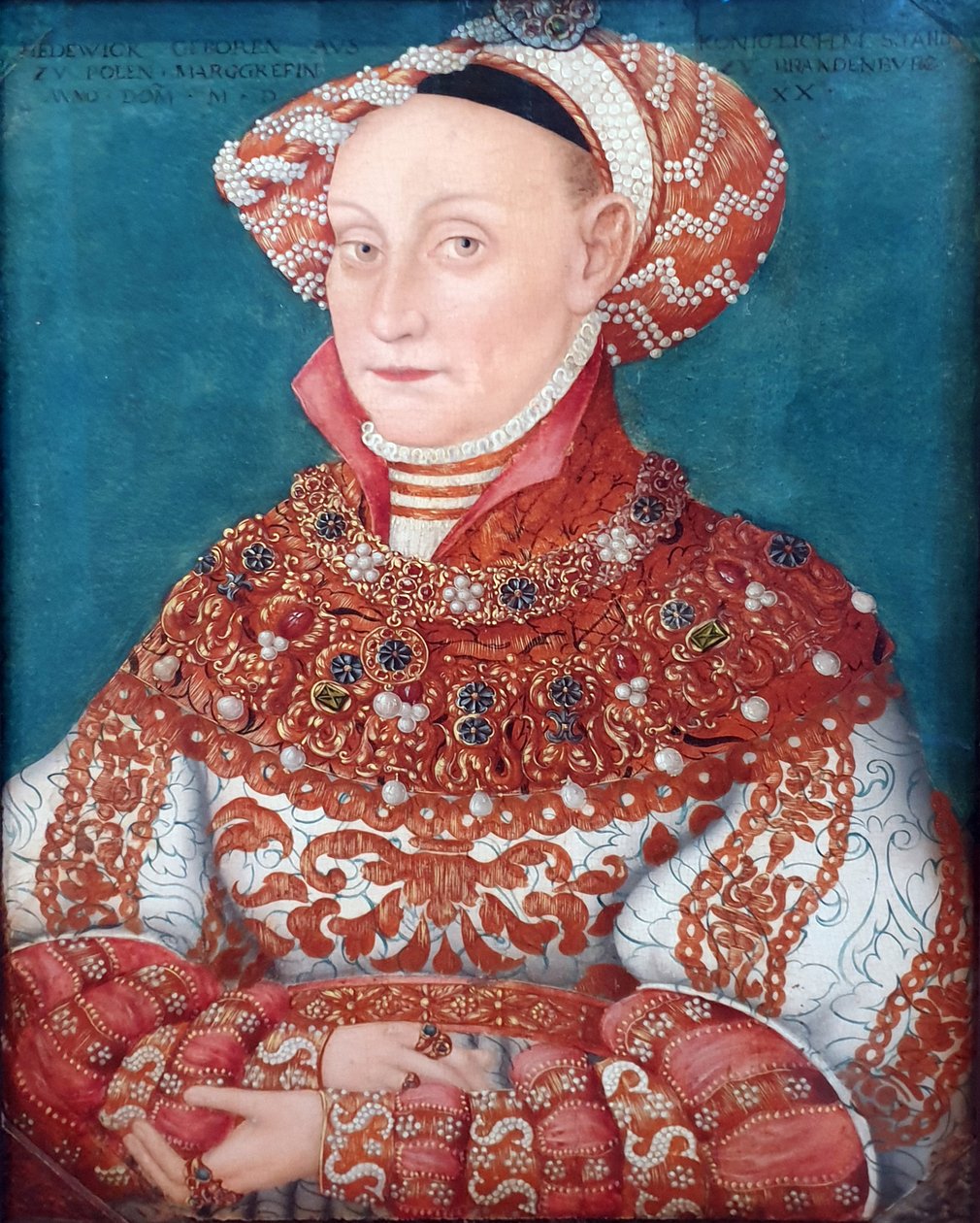 Brandenburgi Hedvig választófejedelemnő alkotó: Hans Krell