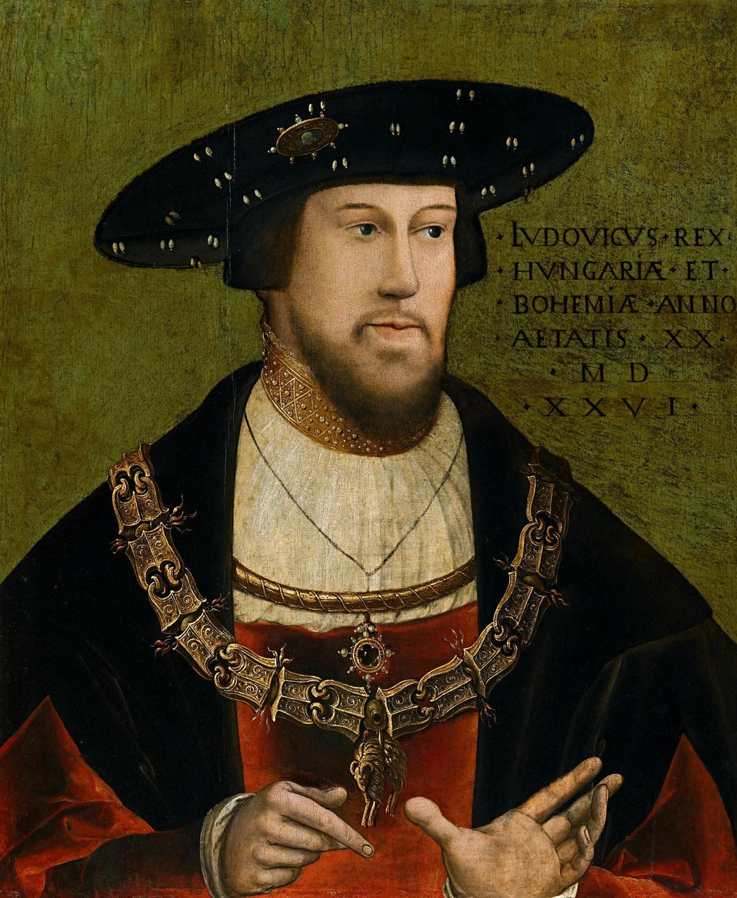 II. Lajos magyar király portréja (1506-1526) alkotó: Hans Krell