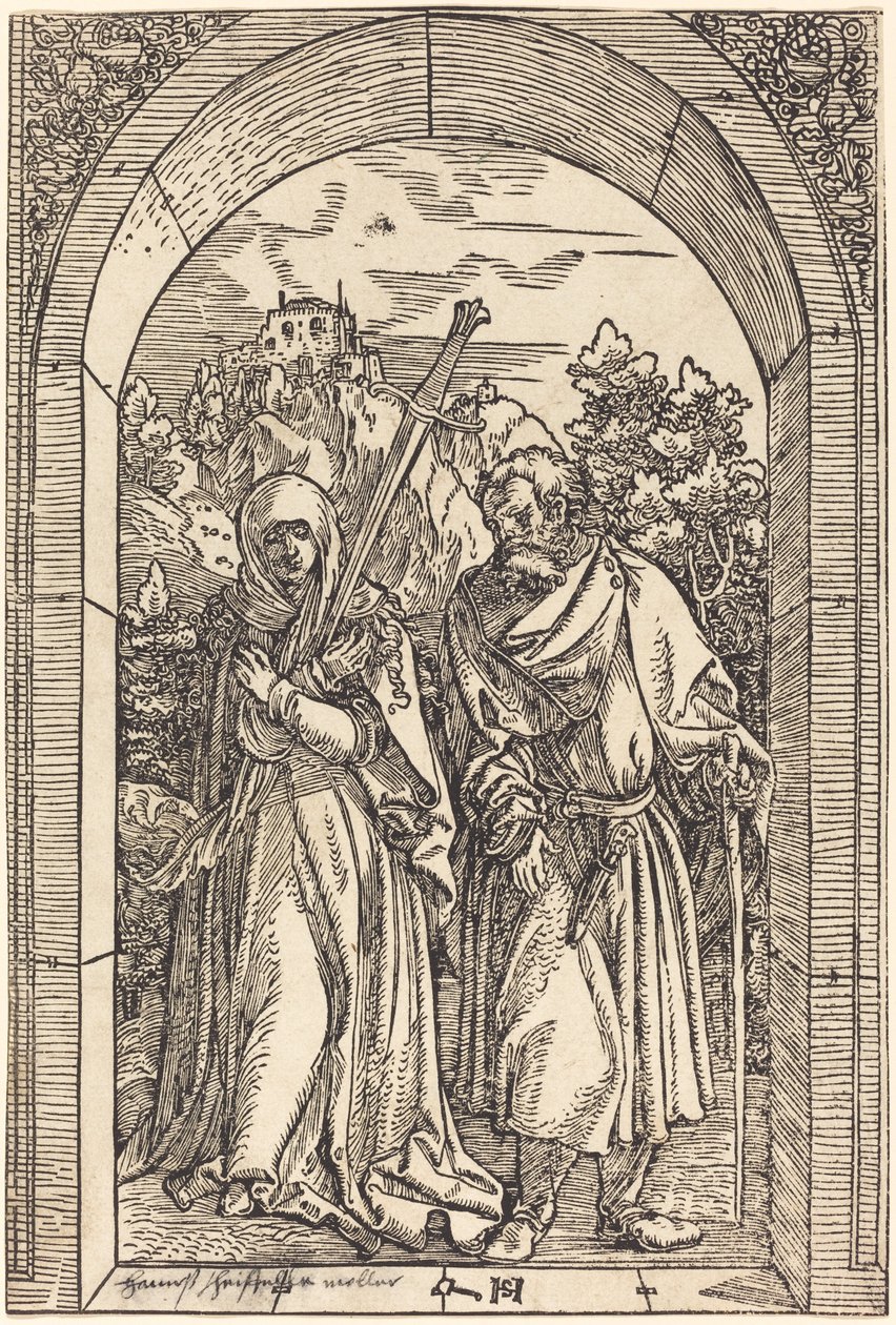 Mater Dolorosa és Szent József alkotó: Hans Leonard Schaufelein