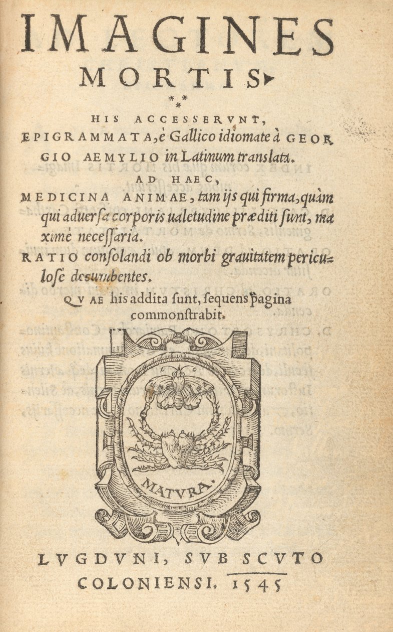 Imagines Mortis (A halál tánca) alkotó: Hans Lützelburger after Hans Holbein the Younger